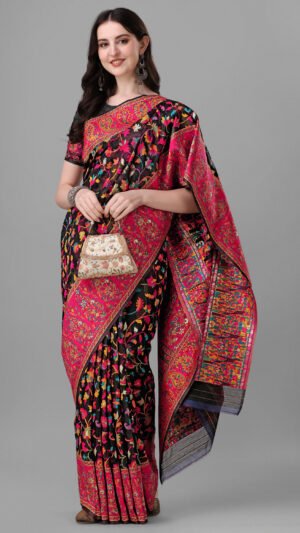 Woven Bollywood Pure Cotton Saree