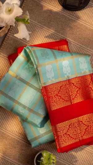 Woven Banarasi Silk Blend Saree